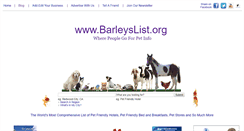 Desktop Screenshot of barleyslist.org